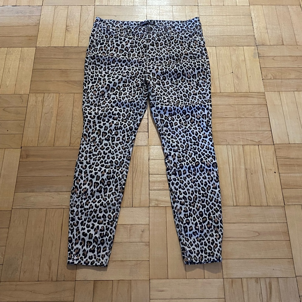Design Lab Cheetah Print Pants